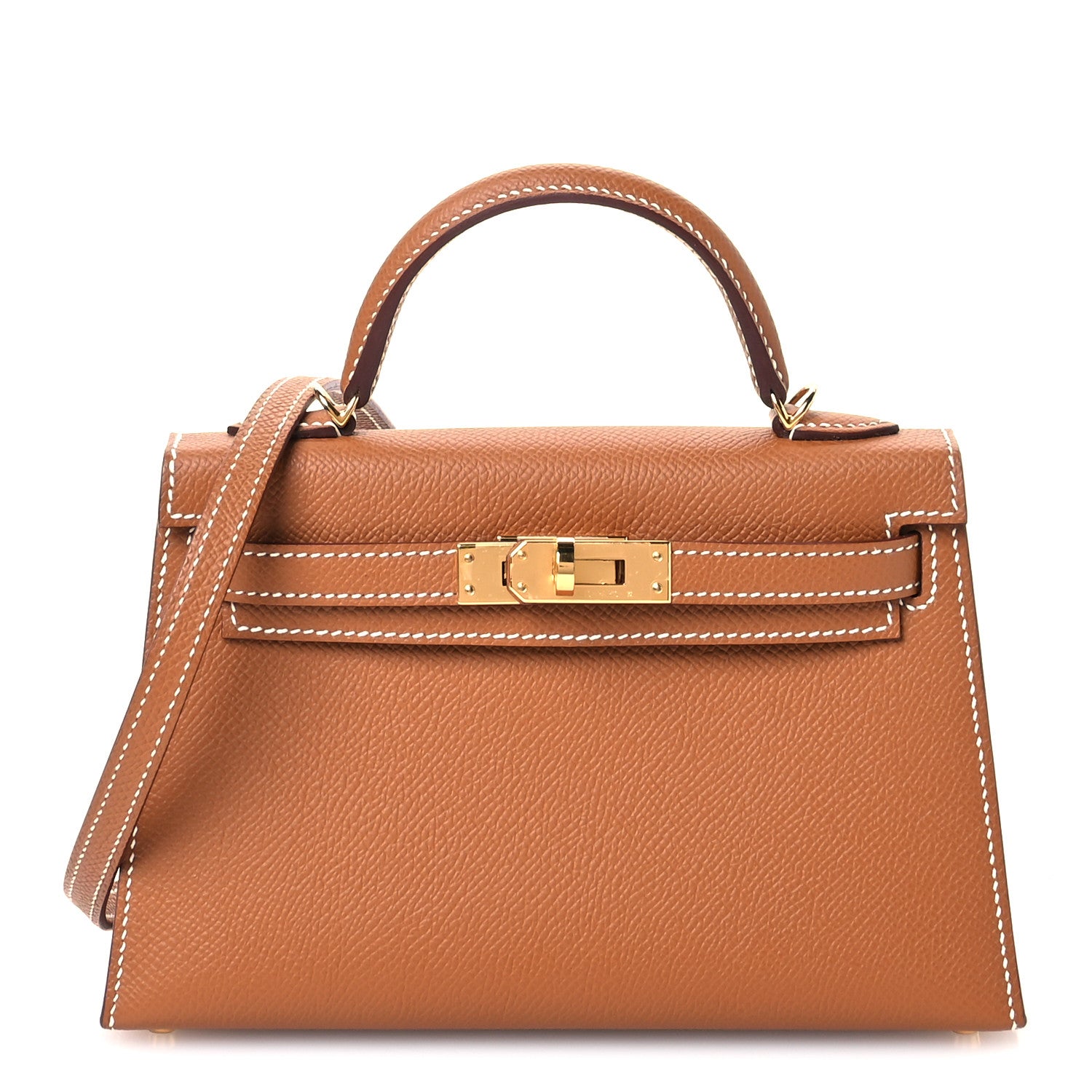 Hermes Epsom Mini Kelly Sellier 20 Gold 8 of 11
