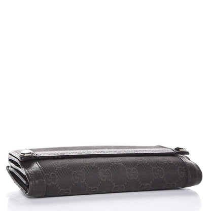 Gucci Monogram Continental Charmy Wallet Dark Brown 4 of 8