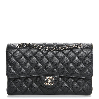 Chanel Caviar Quilted Medium Double Flap Black 1 of 8