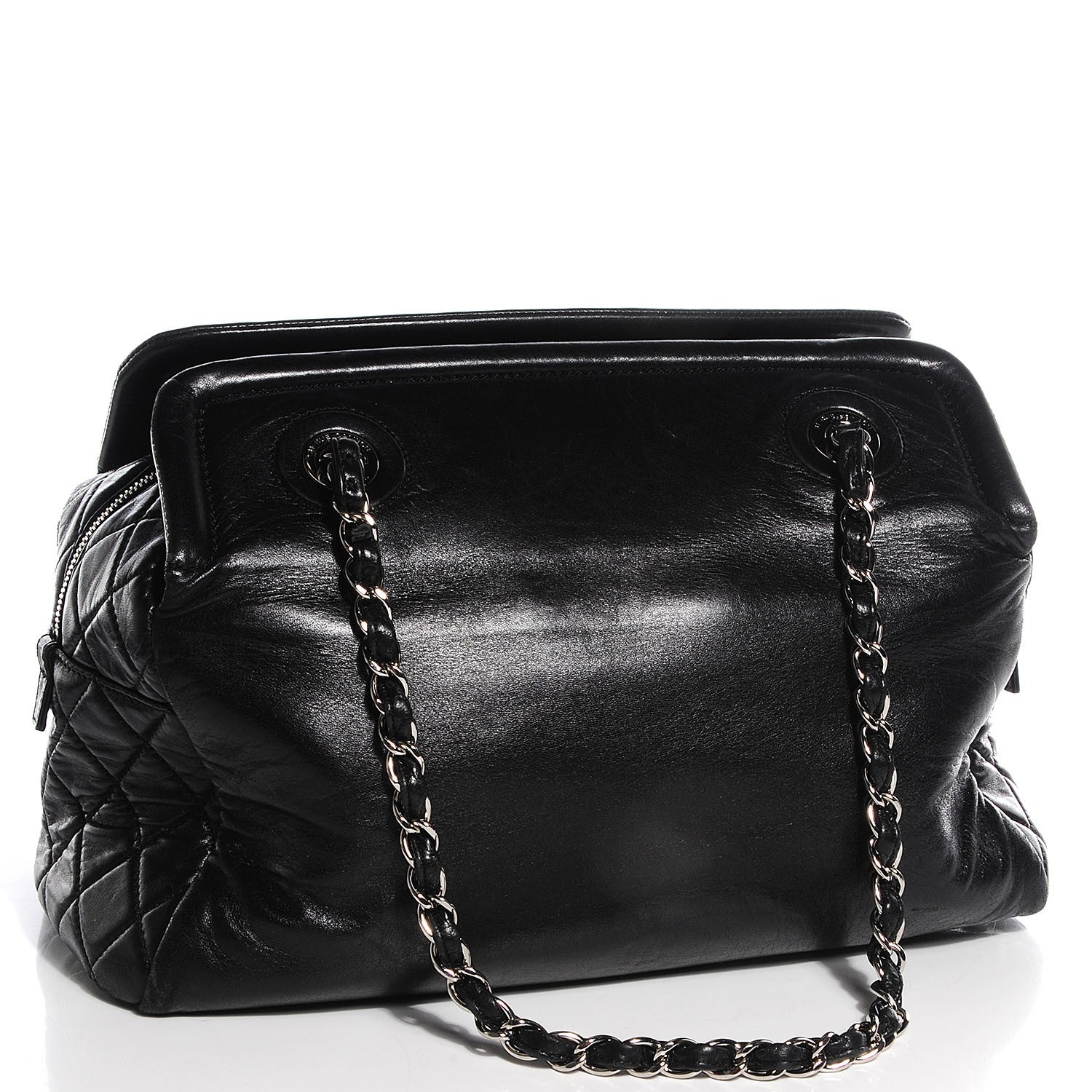 Chanel Lambskin Timeless CC Tote Black 3 of 7