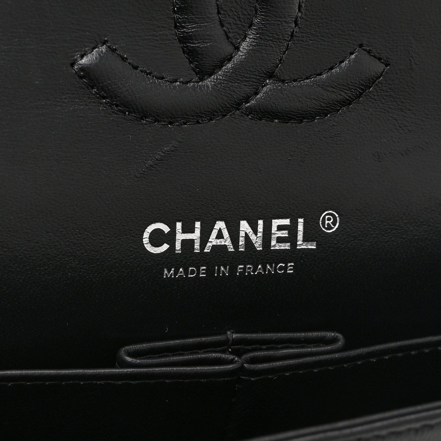 Lambskin Quilted Small Double Flap So Black