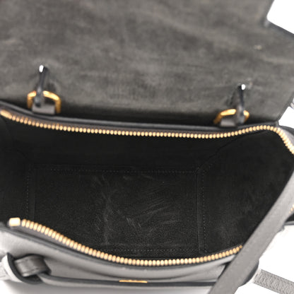 Celine Grained Calfskin Nano Belt Bag Grey 4 of 13