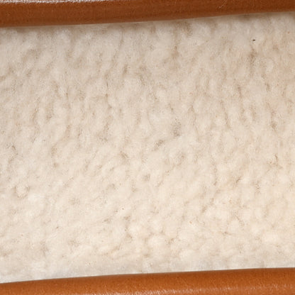 Miu Miu Shearling Calfskin Arcadie Top Handle Bag Cognac 6 of 11