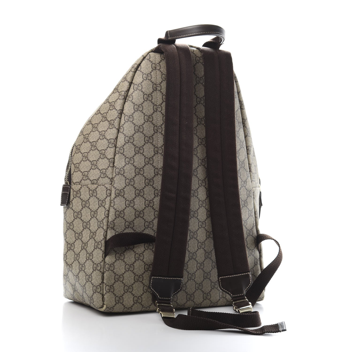 Gucci GG Supreme Monogram Medium Backpack Brown 2 of 10