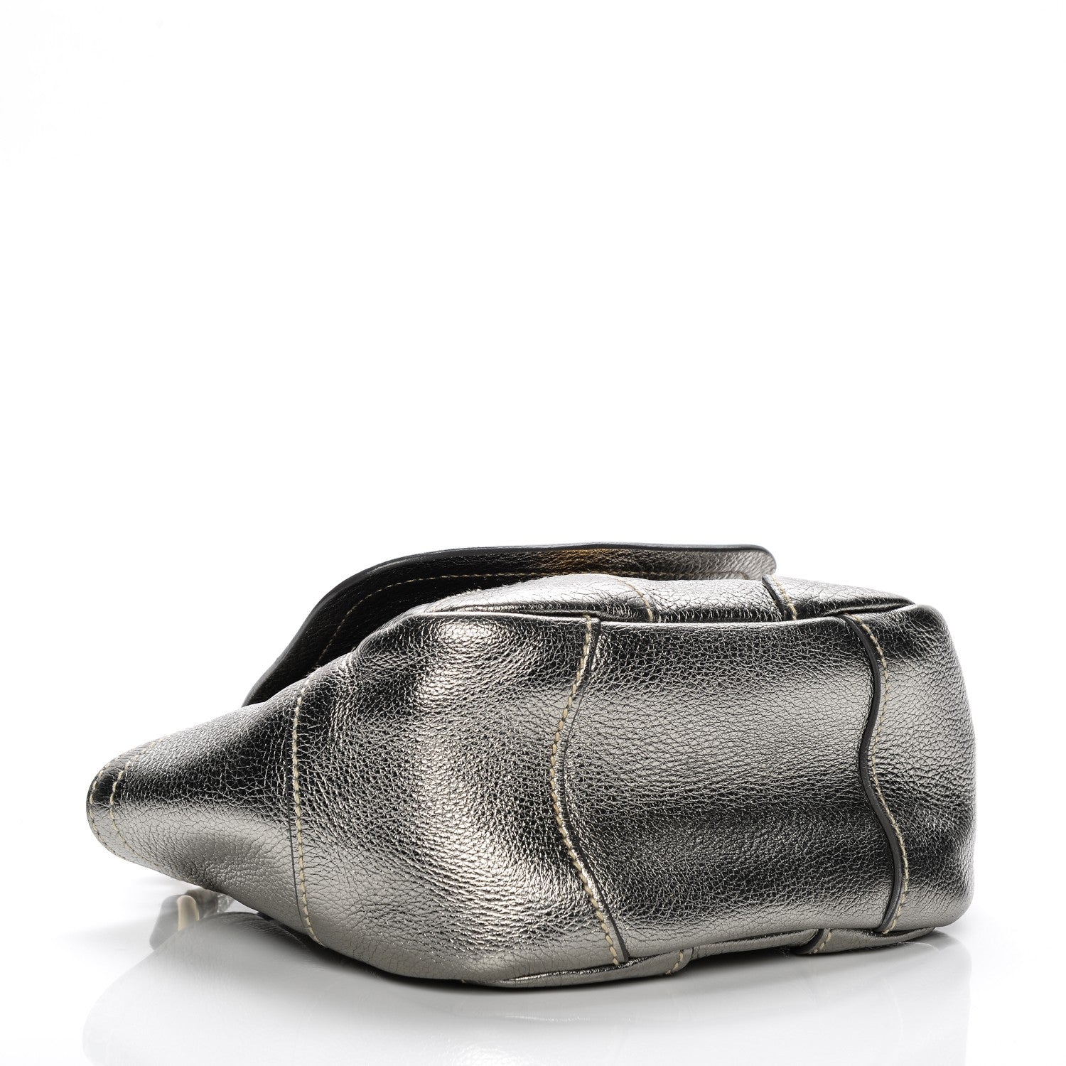 Prada Vitello Daino Crossbody Bag Acciaio 4 of 7