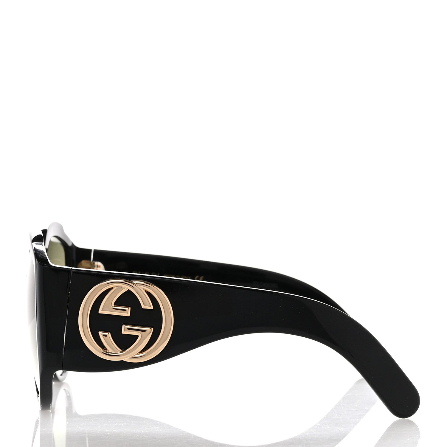 Gucci Acetate Oversized Interlocking G GG0151S Sunglasses Black 3 of 8