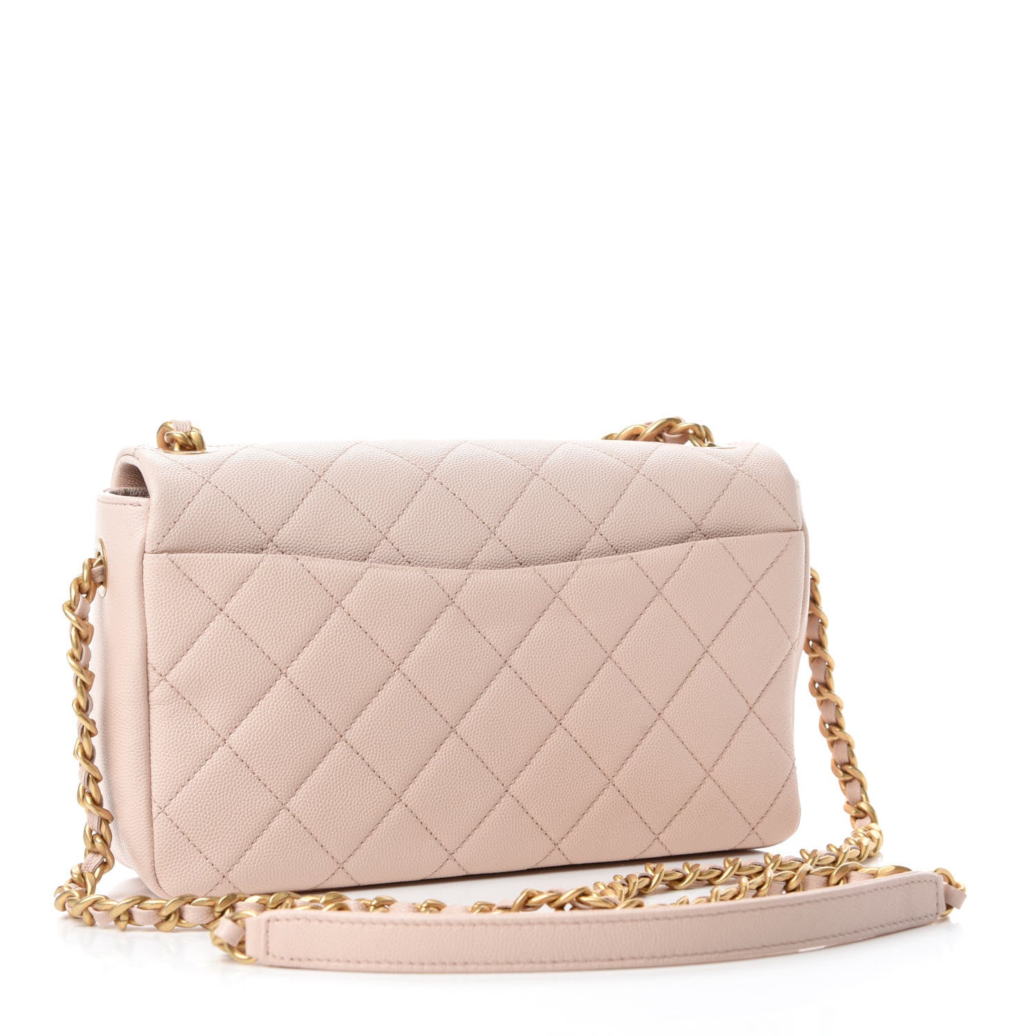 Chanel Caviar Quilted Medium Fashion Therapy Flap Beige 3 of 10