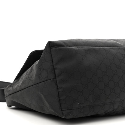 Gucci GG Monogram Flap Messenger Bag Black 9 of 11