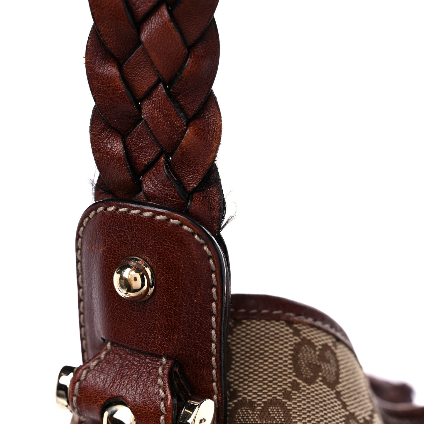 Monogram Medium Pelham Shoulder Bag Brown