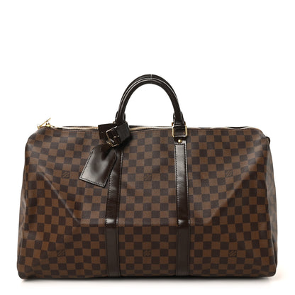 Louis Vuitton Damier Ebene Keepall 50 1 of 12