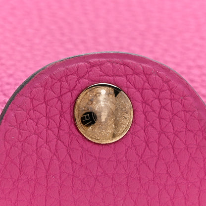 Hermes Togo Ulysse MM Notebook Cover Rose Pourpre 9 of 11