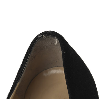 Chanel Suede CC Pumps 36.5 Black 9 of 9