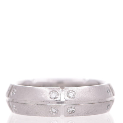 Tiffany 18K White Gold Diamond Streamerica Ring 47 4 3 of 5