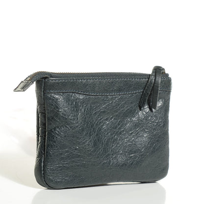 Balenciaga Agneau Classic Hardware M Porte-Monnaie Coin Purse Anthracite 3 of 8