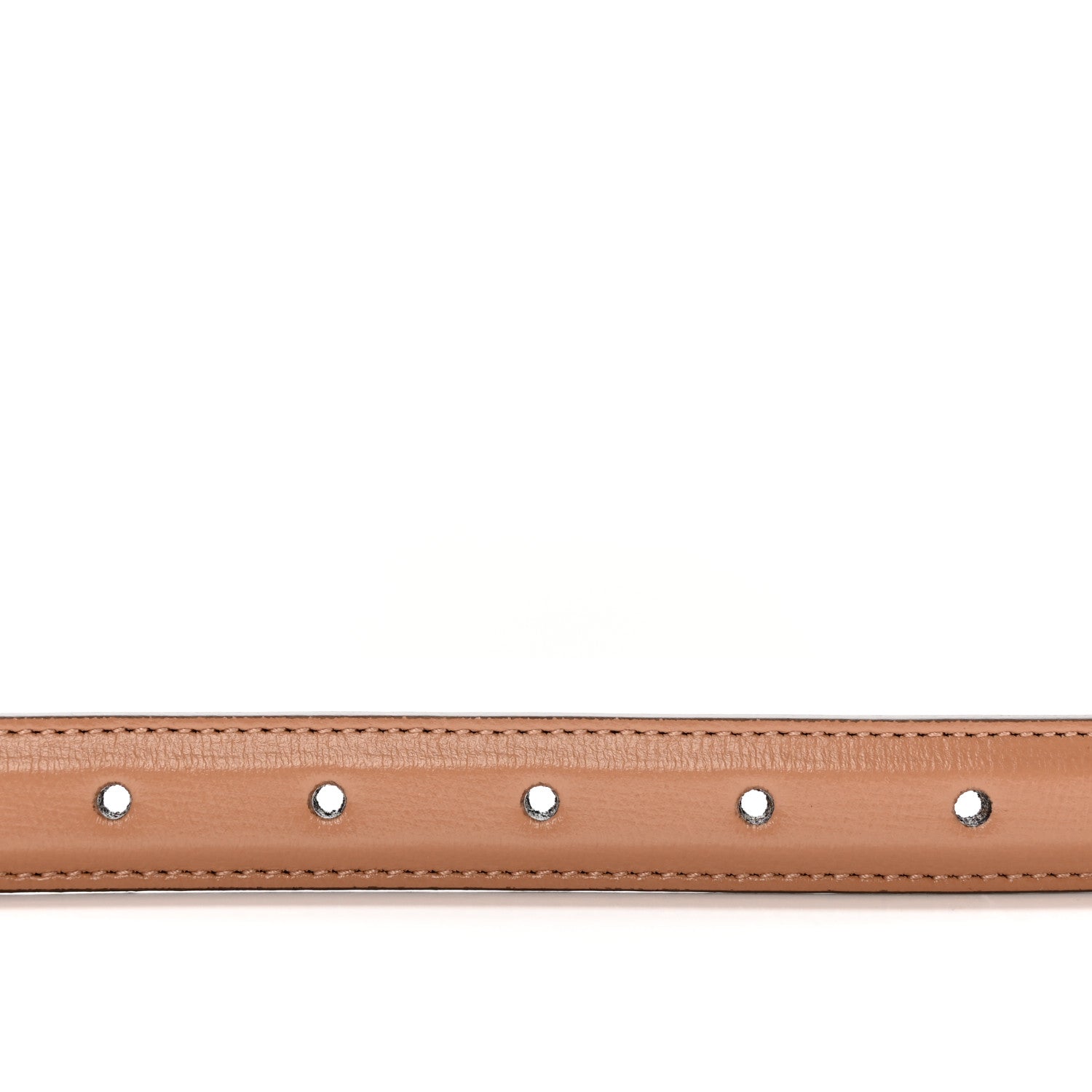 Gucci Azalea Calfskin Enamel Monochrome Double G 20mm Belt 85 34 Camelia 5 of 5