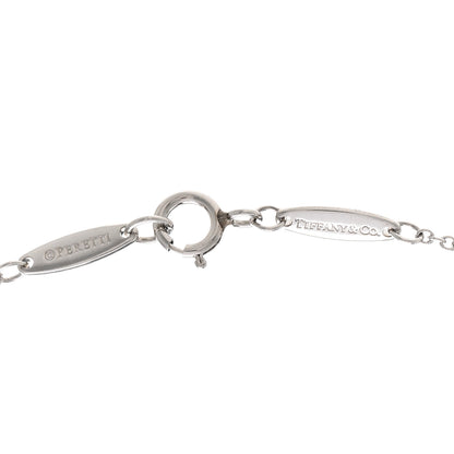 Tiffany Platinum Diamond .22ct Elsa Peretti Diamonds By The Yard Pendant Necklace 4 of 5