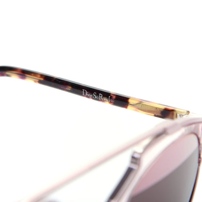 Christian Dior Mirrored So Real Sunglasses Pink Tortoise 6 of 7