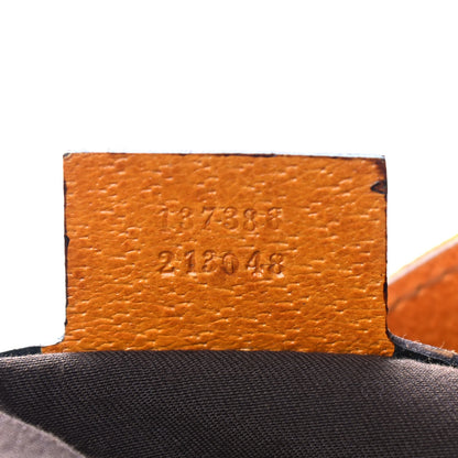 Gucci Suede Hasler Hobo Yellow 7 of 13