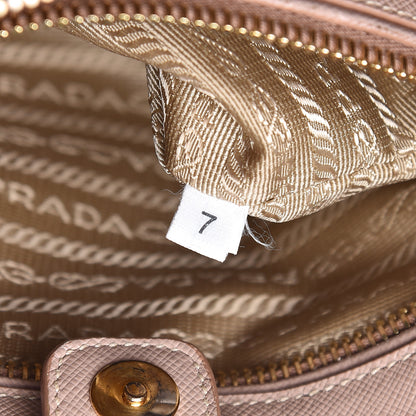 Prada Saffiano Lux Medium Tote Cammeo 8 of 17