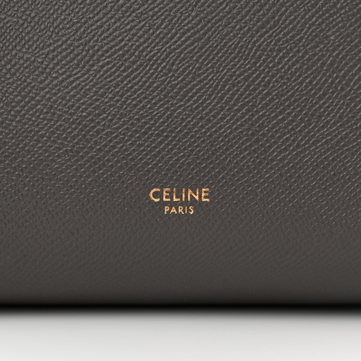 Grained Calfskin Micro Belt Bag Grey