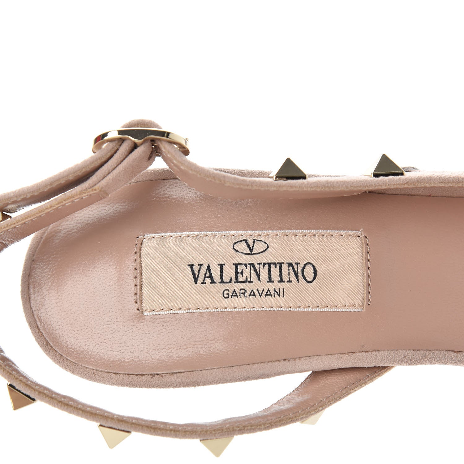 Valentino Garavani Mesh Point d'Esprit Rockstud Half D'Orsay Slingback 85mm Pumps 37 Rose Cannelle 8 of 10