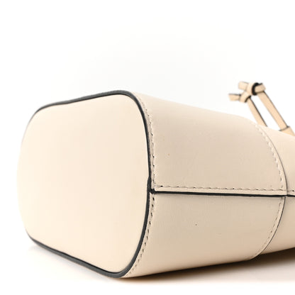 Valentino Garavani Nappa Mini VLogo Signature Chain Bucket Bag Light Ivory 9 of 10
