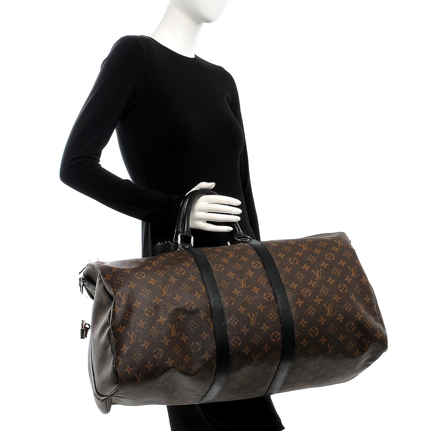 Monogram Macassar Keepall Bandouliere 55