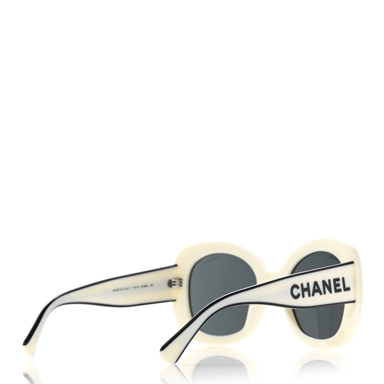 Chanel Acetate Sunglasses 71414 White 4 of 8