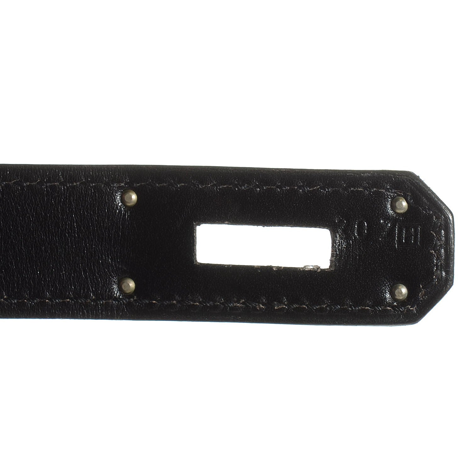 Hermes Box Toile Lakis Kelly 40 Black 9 of 26