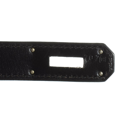 Hermes Box Toile Lakis Kelly 40 Black 9 of 26