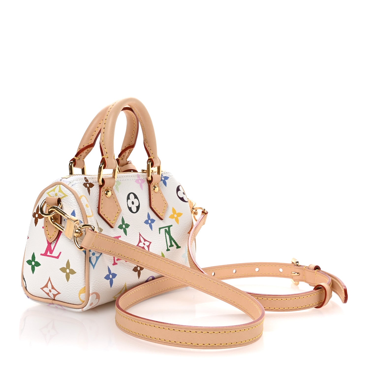 Louis Vuitton LV X TM Monogram Multicolor Nano Speedy White