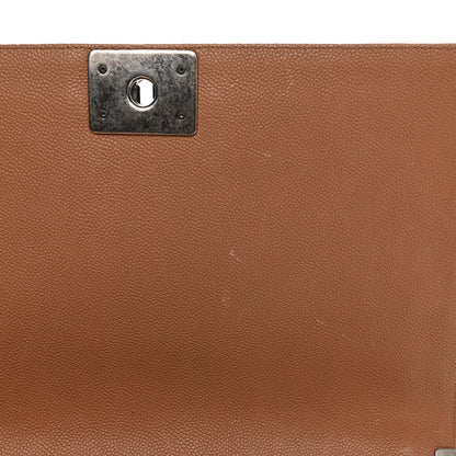 Chanel Caviar Quilted New Medium Boy Flap Camel 12 of 12