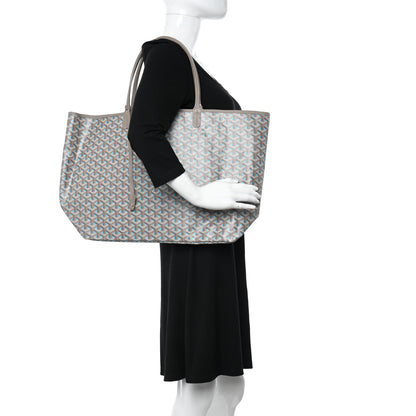 Goyard Goyardine Saint Louis Claire Voie GM Grege Turquoise 2 of 11