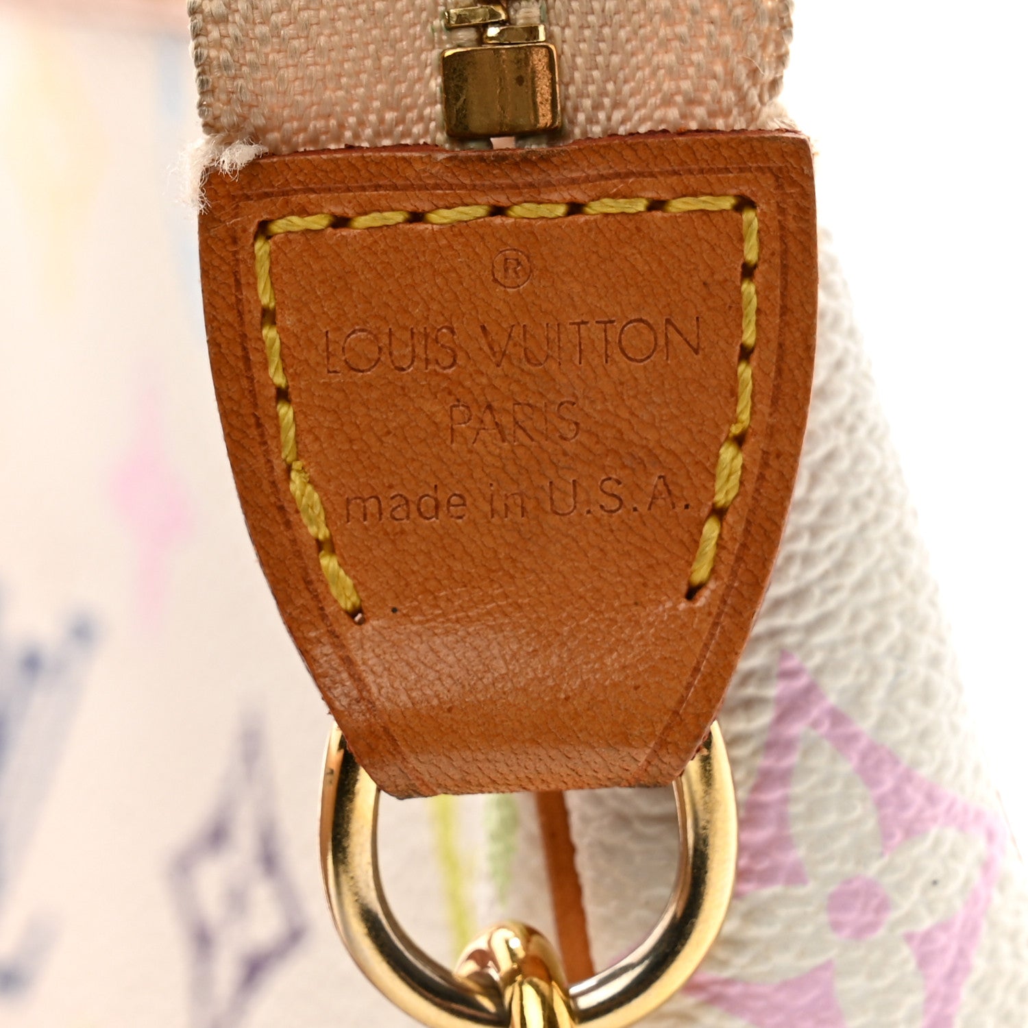 Louis Vuitton Monogram Multicolor Pochette Accessories White 6 of 13