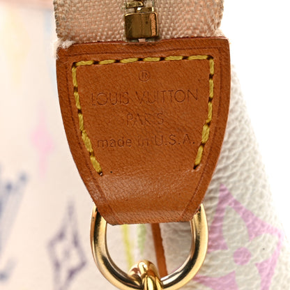 Louis Vuitton Monogram Multicolor Pochette Accessories White 6 of 13