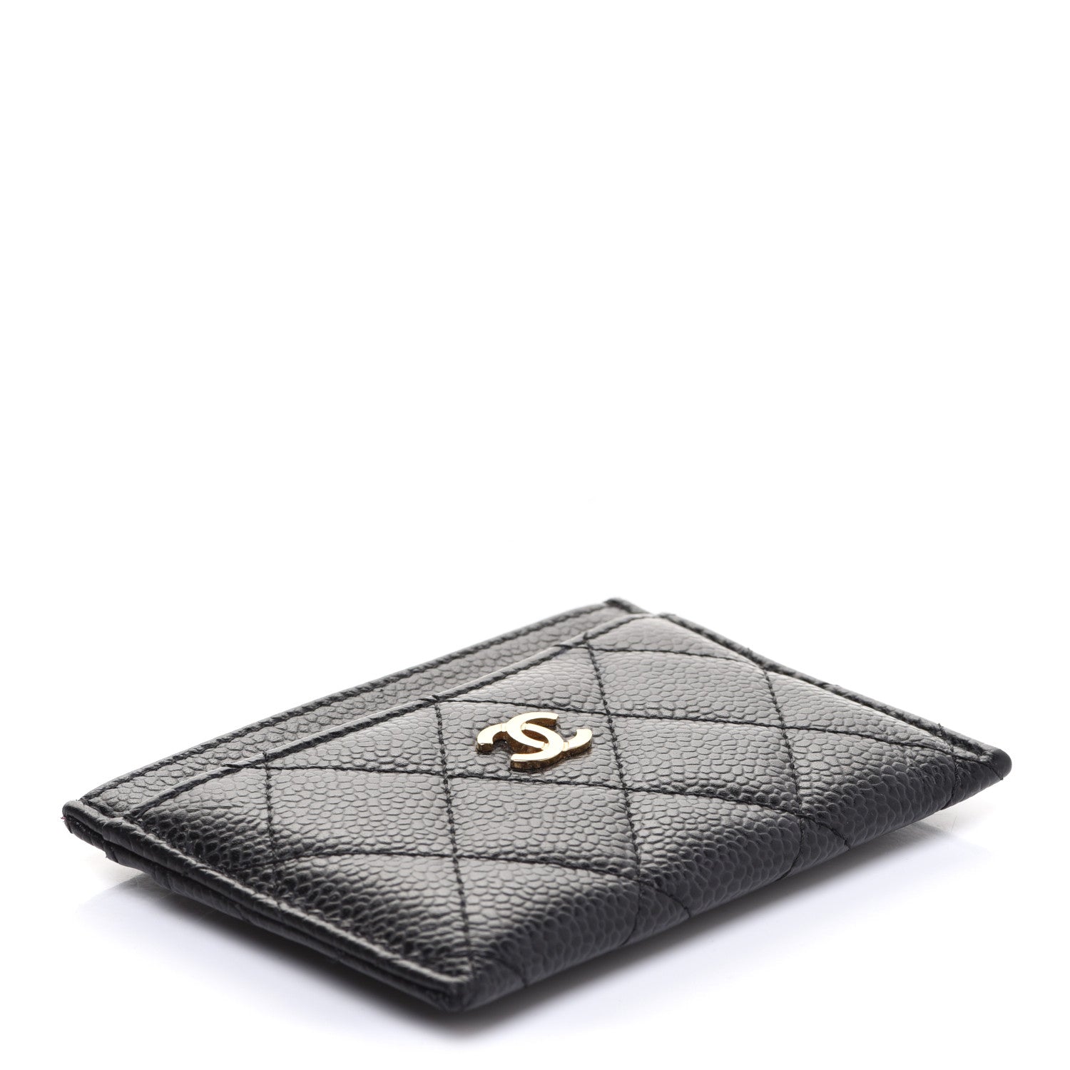 Chanel Caviar Quilted Card Holder Black 4 of 10