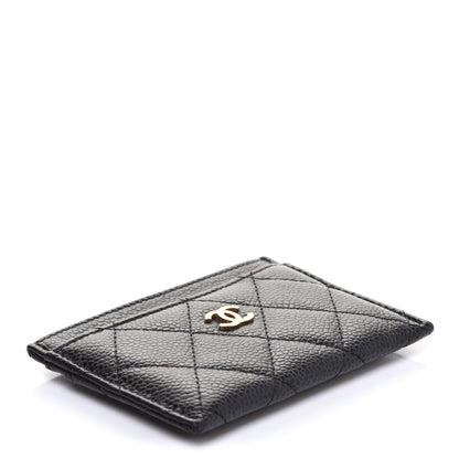 Chanel Caviar Quilted Card Holder Black 4 of 10