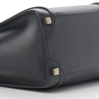 Celine Smooth Calfskin Micro Luggage Black 7 of 23