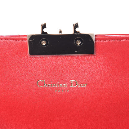 Christian Dior Patent Cannage Miss Dior Promenade Pouch Red 9 of 11