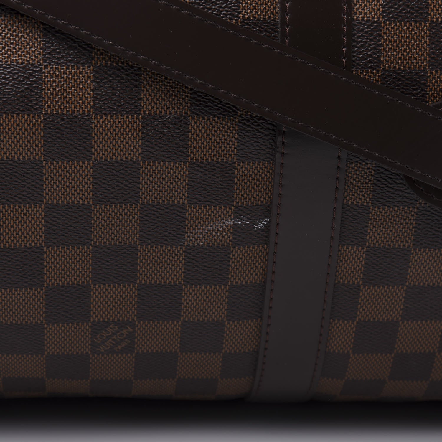 Louis Vuitton Damier Ebene Keepall Bandouliere 55 12 of 13