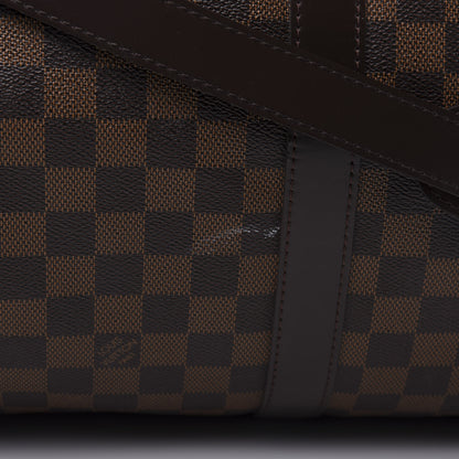 Louis Vuitton Damier Ebene Keepall Bandouliere 55 12 of 13