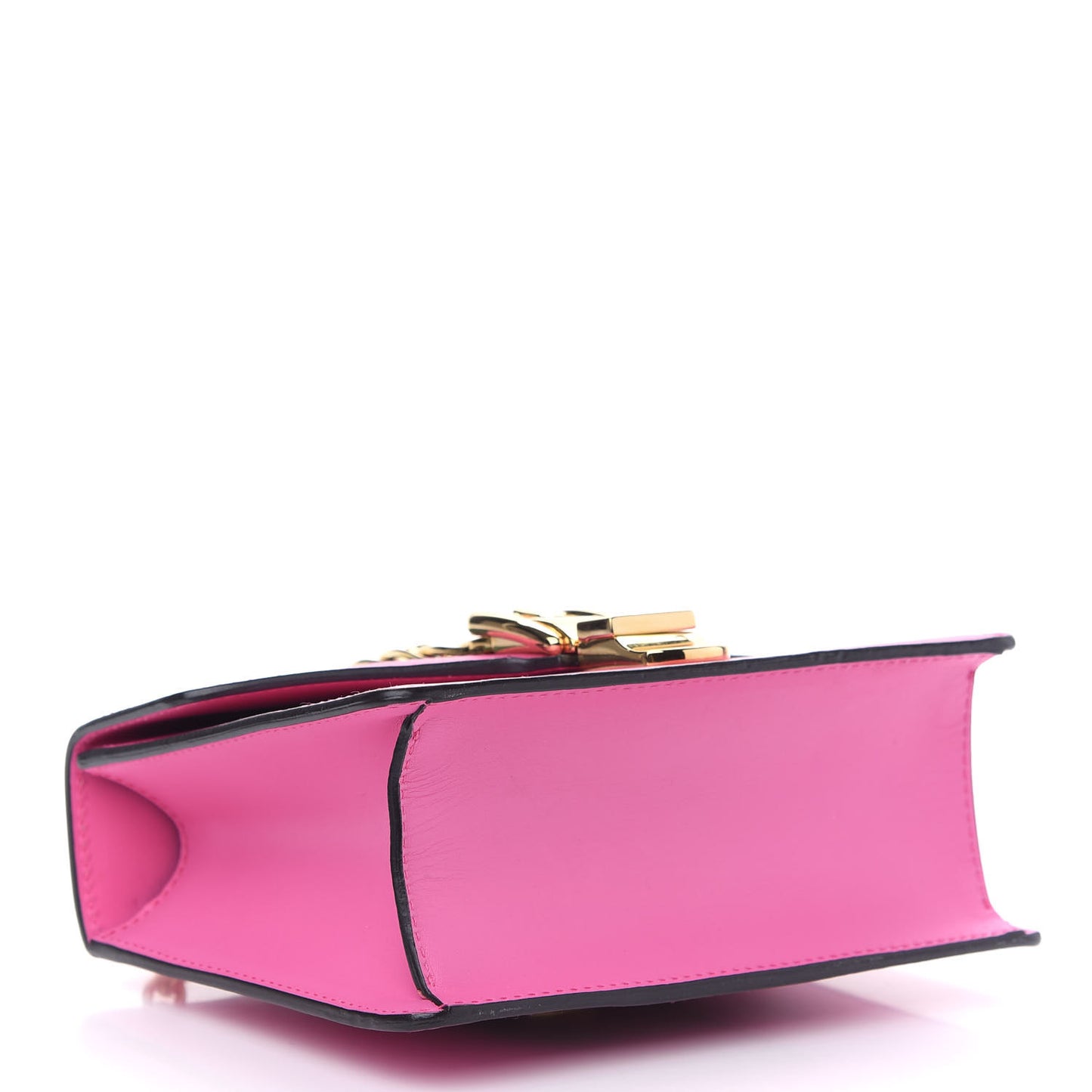 Vitello Fontanella Web Mini Sylvie Chain Shoulder Bag Pink Tropical Flower
