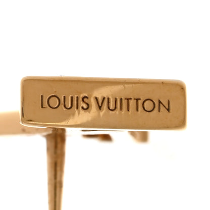 Louis Vuitton Metal LV Iconic Earrings Gold 4 of 6