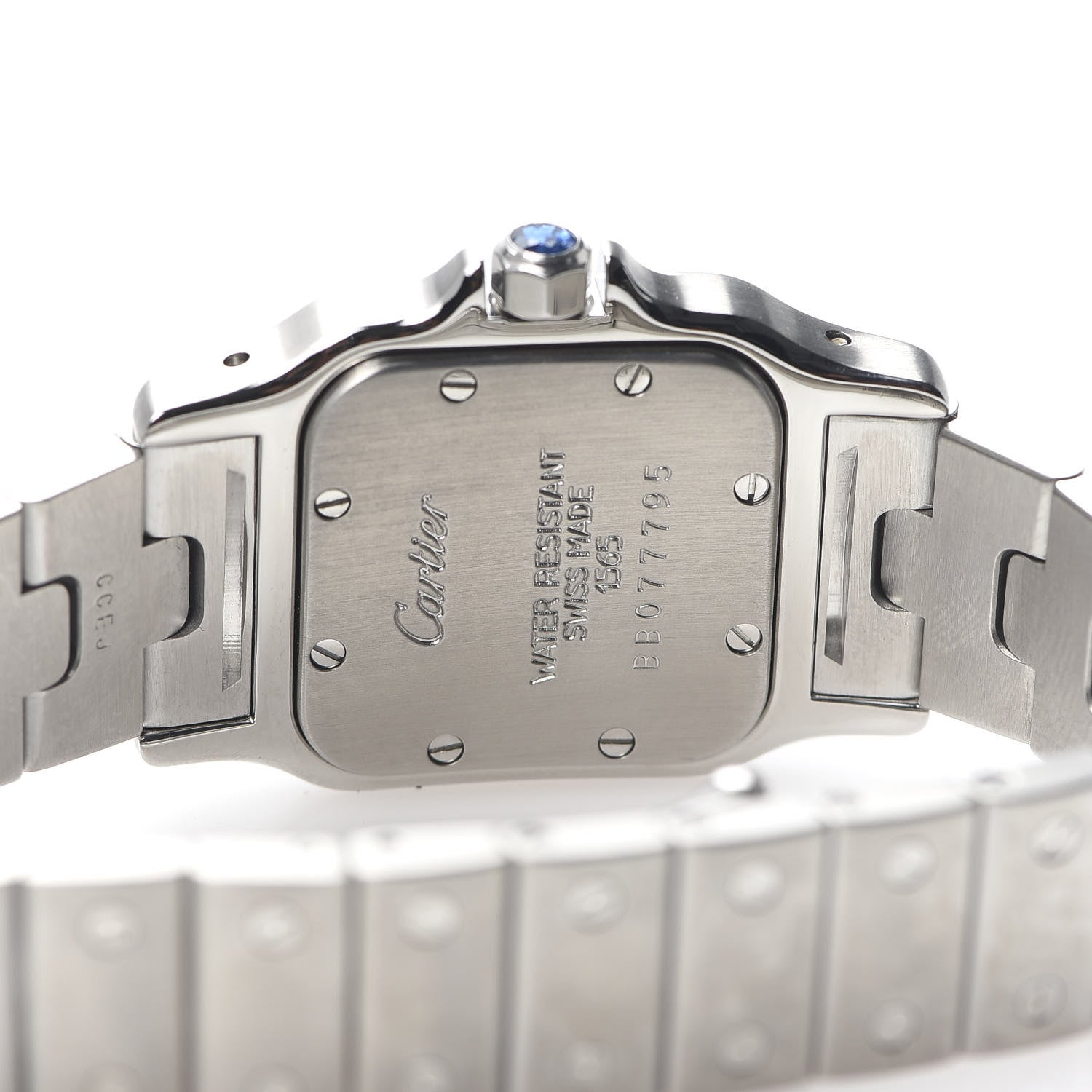 Cartier Stainless Steel 24mm Santos de Galbee Quartz Watch 5 of 6