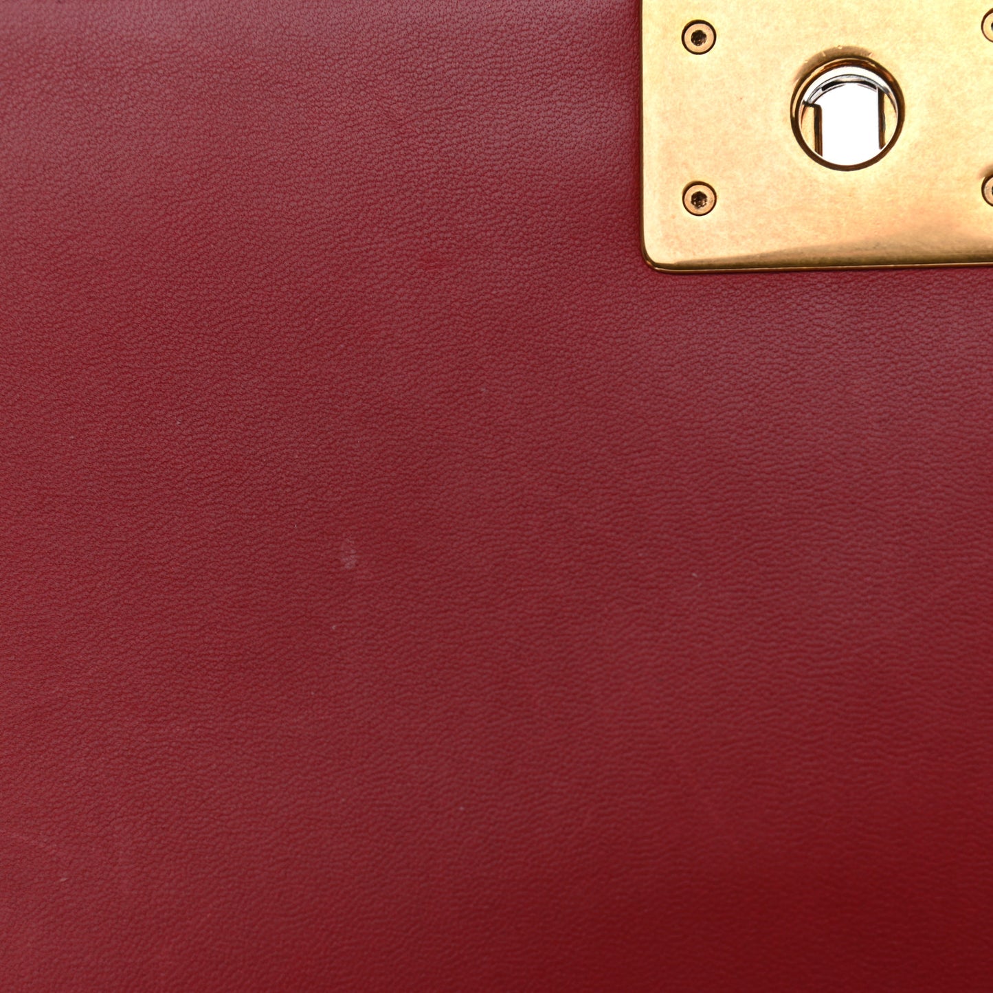Calfskin Quilted New Medium Boy Flap Red