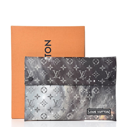 Louis Vuitton Monogram Galaxy Pochette Alpha Triple 9 of 9