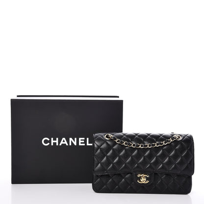 Chanel Caviar Quilted Medium Double Flap Black 9 of 9