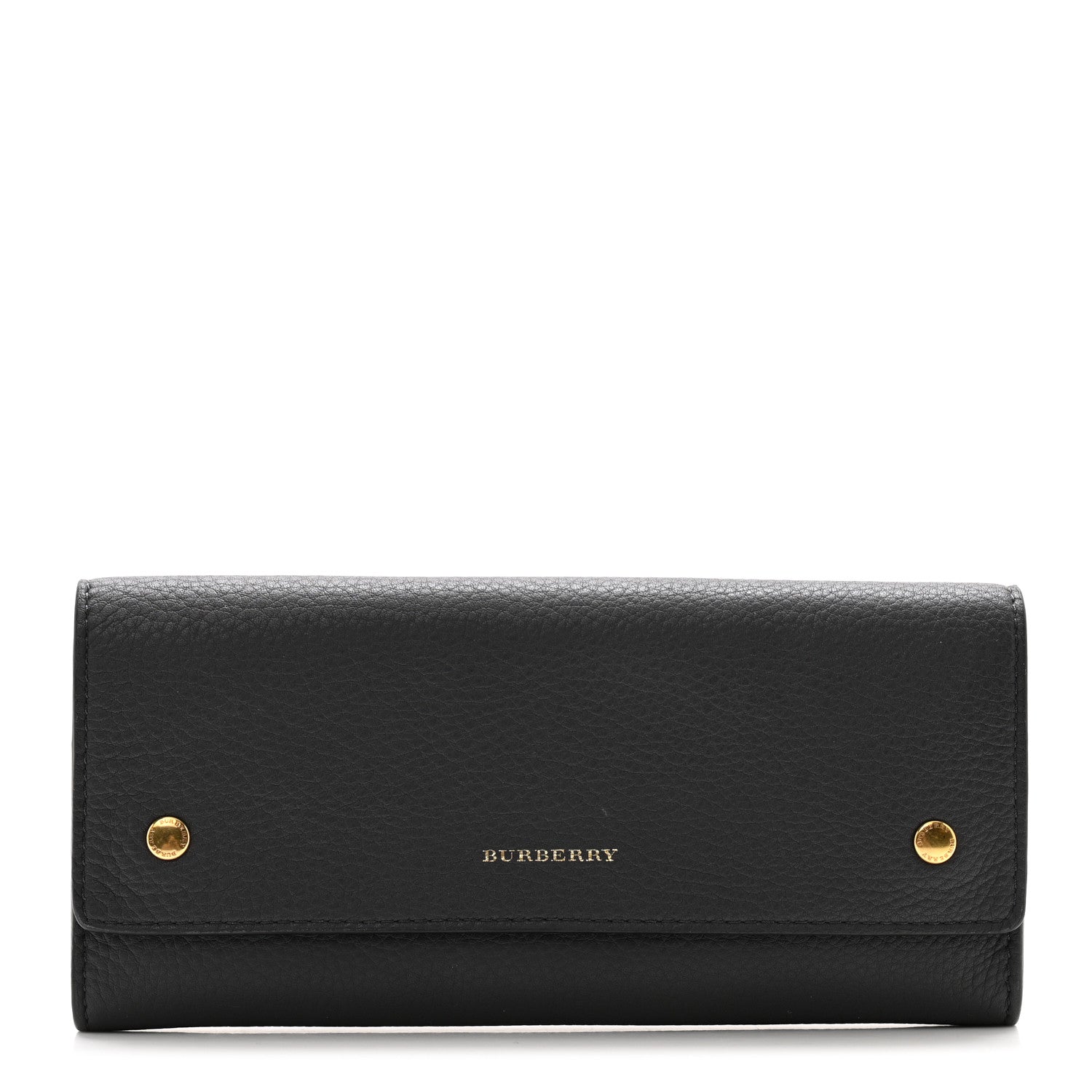 Burberry Grained Calfskin Somerset Marais Long Wallet Charcoal Grey 1 of 10
