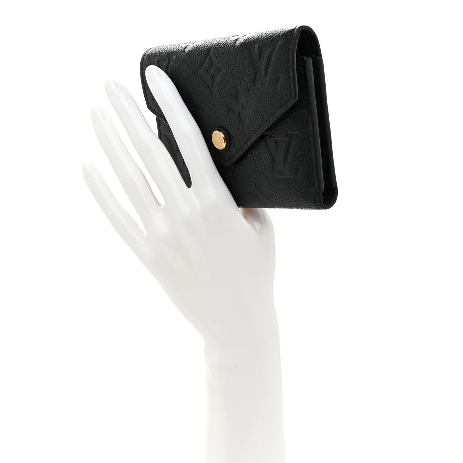 Louis Vuitton Empreinte Victorine Wallet Black 2 of 7