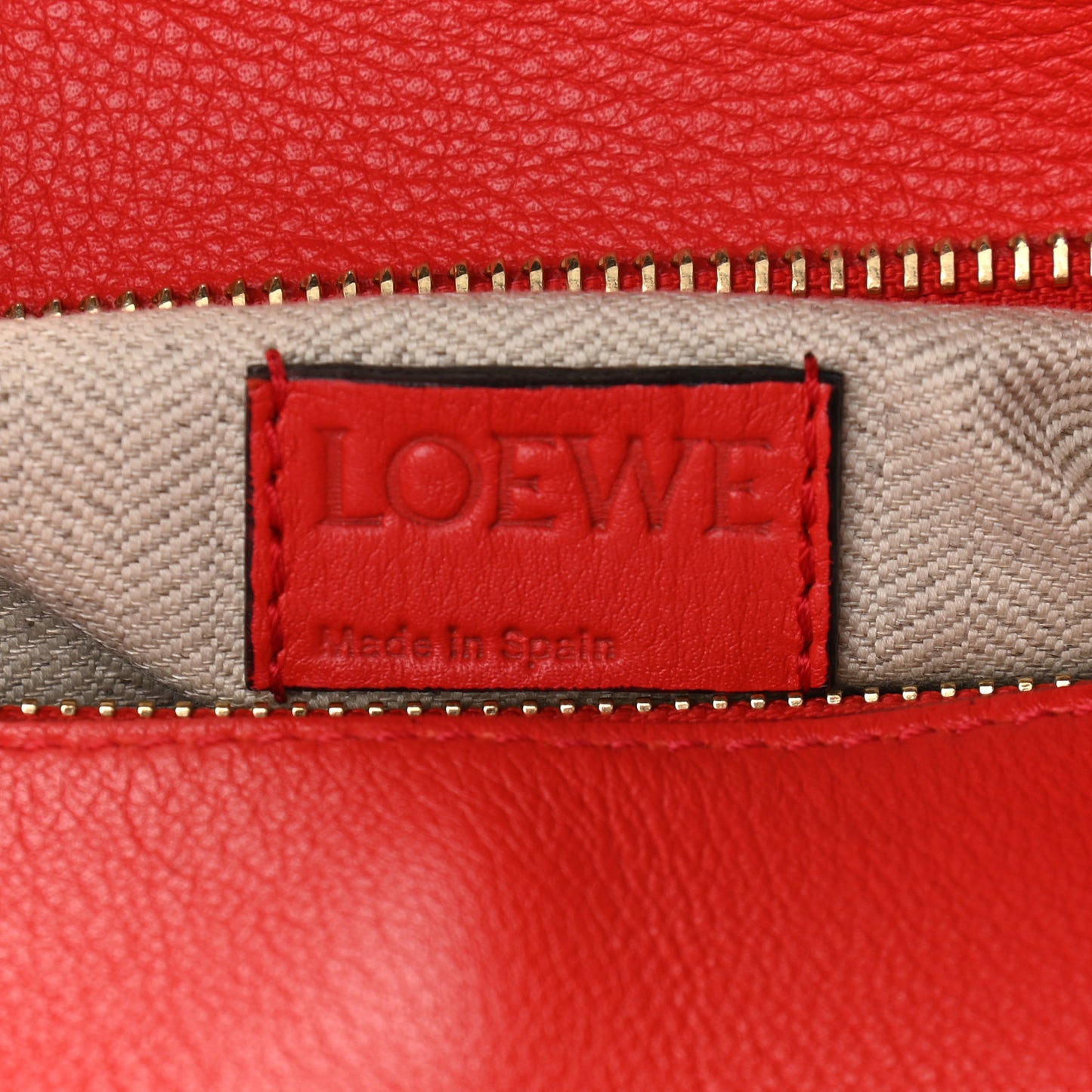 Calfskin Medium Puzzle Bag Scarlet